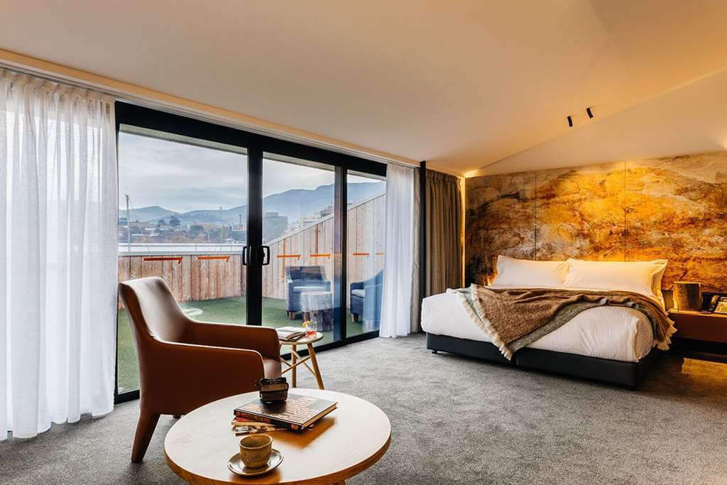 Macq 01 Hotel Hobart Quarto foto A room at the hotel